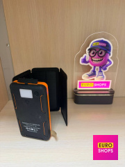 Power Bank 25000mAh з трьома сонячними панелями
