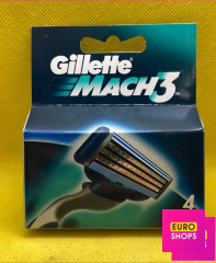 Змінні касети  Gillette Mach3/4 шт