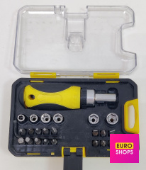 Викрутка з набором біт і головок 23 предмети