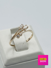 Золота каблучка 585° 1.1 г.