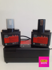 Зарядний пристрій для акумуляторів 9,6 В  для в'язання арматури