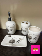 Набір аксесуарів для ванної кімнати 4PCS Ceramic Bathroom Set