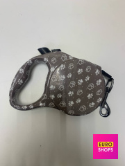 Автоматичний повідець-рулетка Лапки до 8 кг.