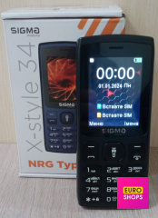 Кнопковий телефон Sigma X-style 34