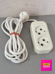 Подовжувач 2 розетки 3 м