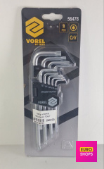 Набір ключів імбусових VOREL 10шт.