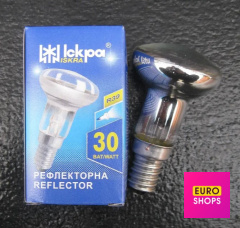 Рефлекторна дзеркальна лампа Іскра ДЗК R39 30 Ват E14