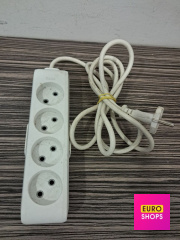 Мережевий фільтр 4 розетки 1,5 м