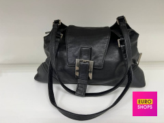 Сумка Silver Rose, натуральна шкіра чорного кольо