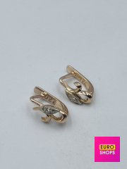 Сережки з діамантами 583° 2.84 г.