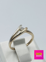 Каблучка з діамантами 585° 2.12 г.