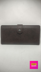 Гаманець коричневий зі штучної шкіри