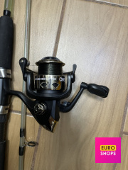 Спінінг з котушкою  Crocodile 2,4m