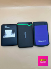 Зовнішній жосткий диск 1TB Transcend 2шт/ WD 1815B 1 шт