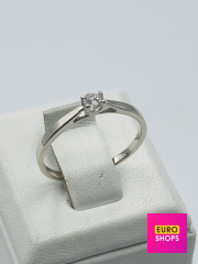 Каблучка з діамантами 585° 1.1 г.