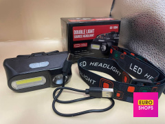 Ліхтар налобний KX-1804 Double Light Source Headlight