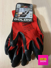 Рукавички трикотажні з нітриловим покриттям Doloni D-OIL 10р