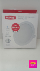 LED Світильник Мaxus 1-rdl-2441-ip