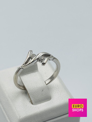 Каблучка з діамантами 750° 2.3 г.