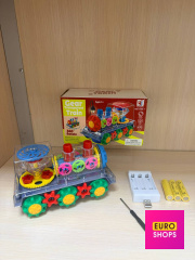 Поїзд зі світлом, музикою та поворот Gear Transparent Train