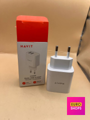 Адаптер зарядний мережевий HAVIT UC006B 2USB-A