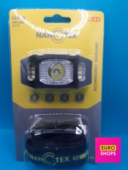 Ліхтарик світлодіодний акумуляторний на голову NANOTEX TH-01