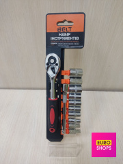 Набір інструментів BELT 12в1: головки+ключ