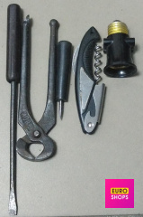 Шило,кусачки-гвоздодер,викрутка,патрон-перехідник Е-27,штопо