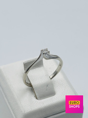 Каблучка з діамантами 583° 1.15 г.