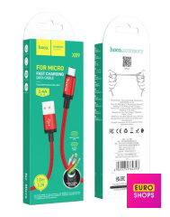 USB Кабель Hoco X89 Wind Micro Червоний
