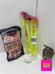 Поплавці Flagman + годівниця фідерна+пуфік