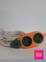 Подовжувач мережевий 2 розетки