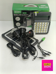 Ліхтар багатофункціональний Gdtimes Gd-105 сонячна зарядна станція