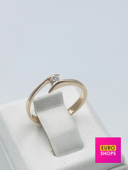 Каблучка з діамантами 585° 1.27 г.