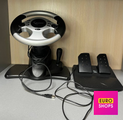 Ігровой руль з педалями Gembird STR-ShockForce