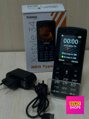 Кнопковий телефон SIGMA X-style 34 NRG