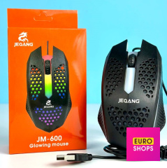 Мишка комп'ютерна дротова JEQANG JM-600 Чорний