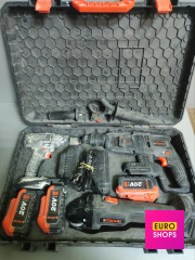 Набір акумуяторних інструментів Stromo AGA180 (болгарка)