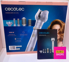 Фен-щітка Cecotec CeramicCare 6in1 Gyro Сріблястий  @