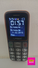 Кнопковий телефон Sigma mobile Comfort 50