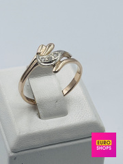 Каблучка з діамантами 585° 2.04 г.