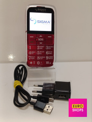 Кнопковий телефон Sigma mobile Comfort 50 Slim 2Dual Sim Red