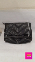 Сумка жіноча із кожзама чорна