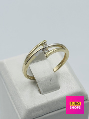 Каблучка з діамантами 750° 1.8 г.