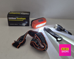 Ліхтарик налобний акумуляторний Outdoor Headlight
