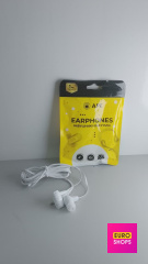 Навушникі дротові АPE білі