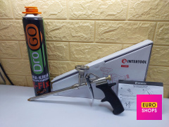 Пістолет для піни Intertool PT-0603 + Піна-клей поліуретанов