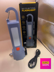 Ліхтарик портативний LED акумуляторний з гачком