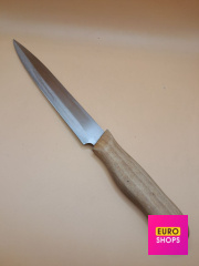 Кухоний ніж з дерев'яною ручкою