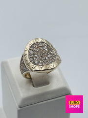 Золота каблучка в стилі- "Bvlgari" 585° 8.16 г.